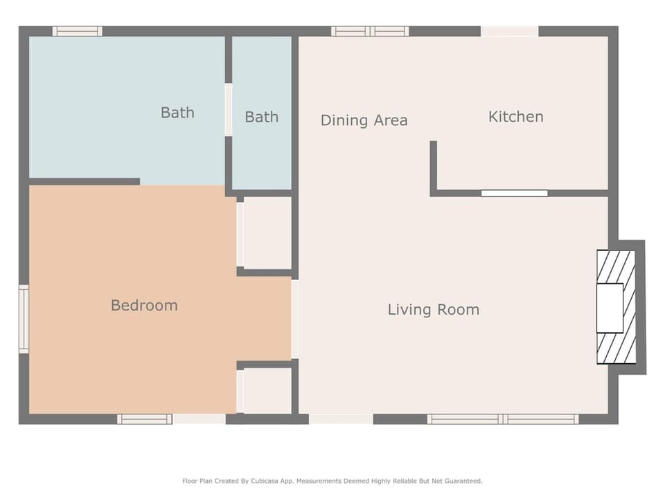 House | 1 bedroom, high-speed internet