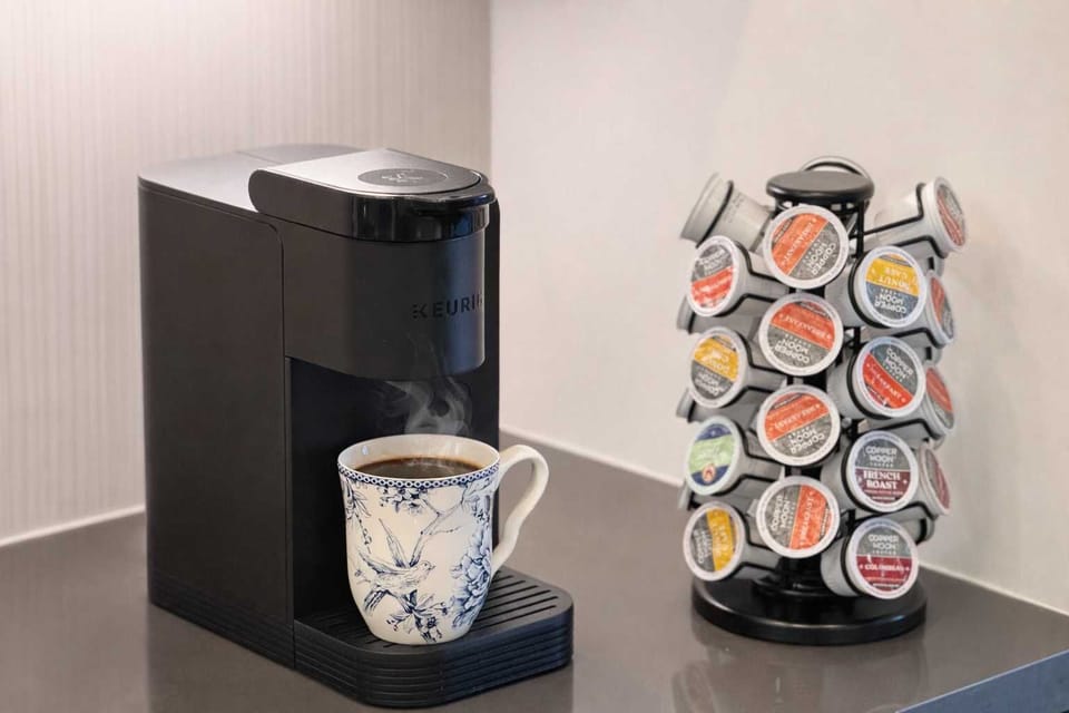 Start your mornings right — fresh coffee at your fingertips.