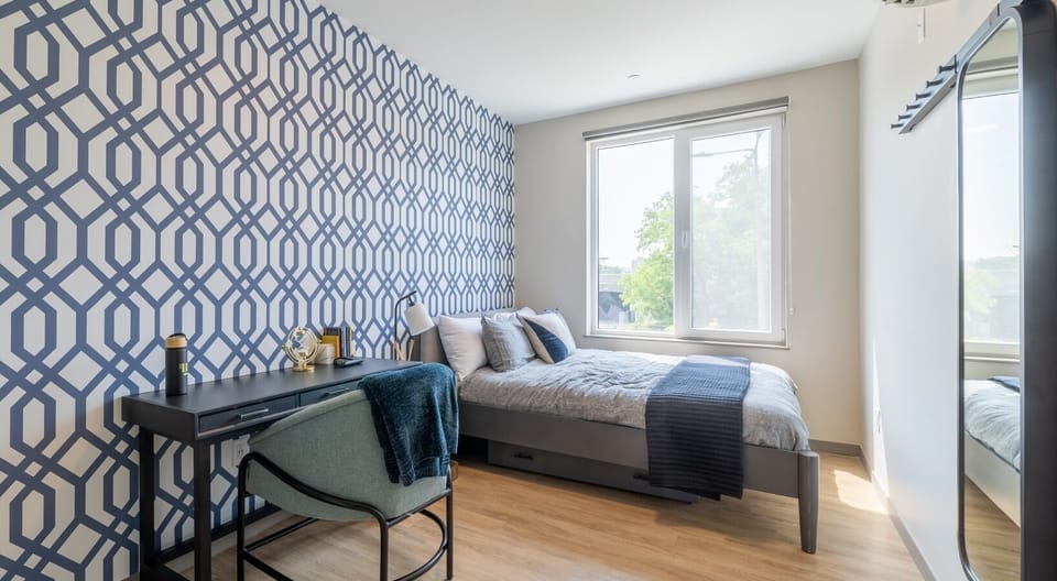 Blackout drapes, iron/ironing board, free WiFi, bed sheets