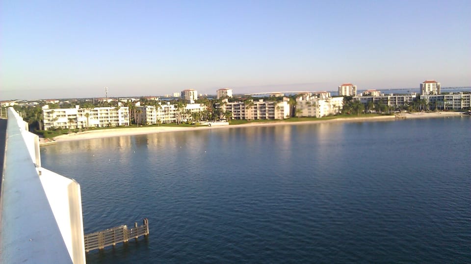 View of our complex from Pinellas Bayway Bridge