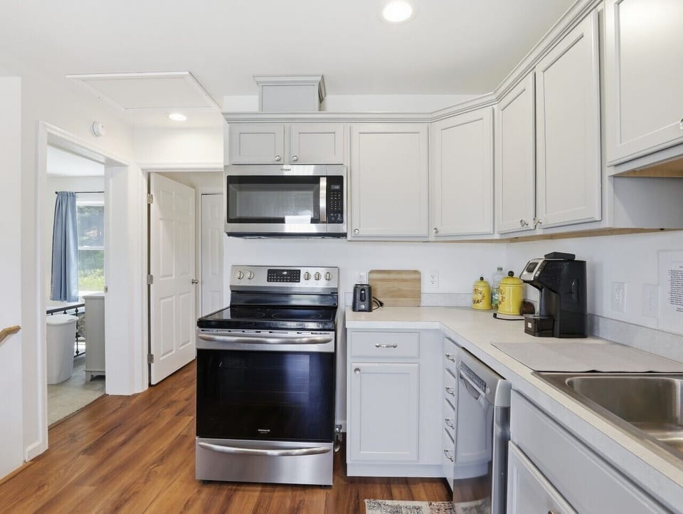 Kitchen | Stainless Steel Appliances | Coffee Maker & Dishwasher