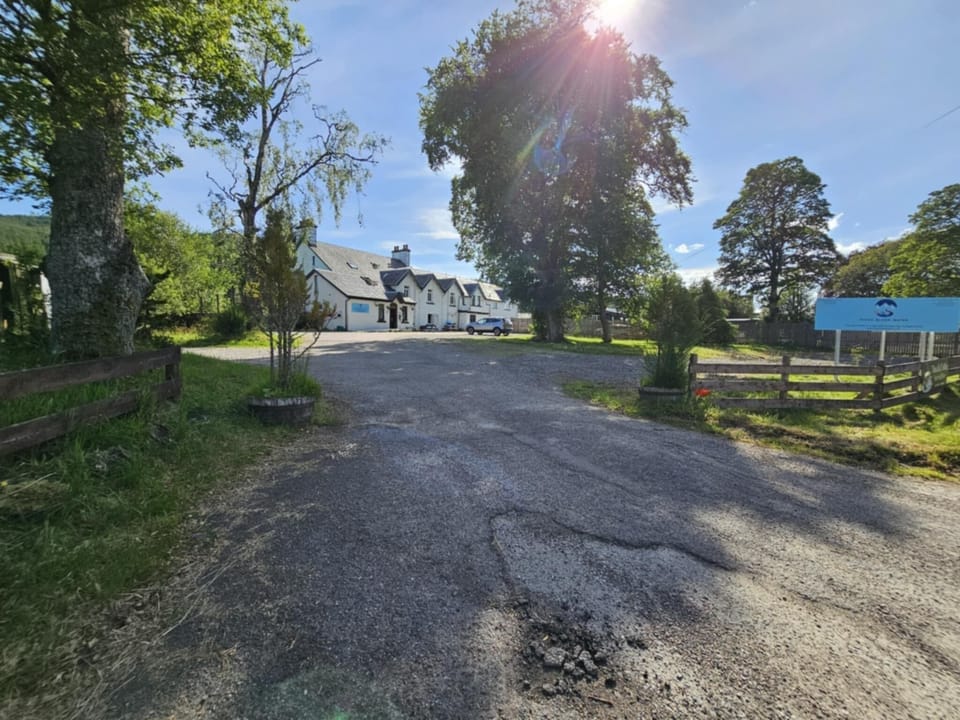 Driveway from the road to the property