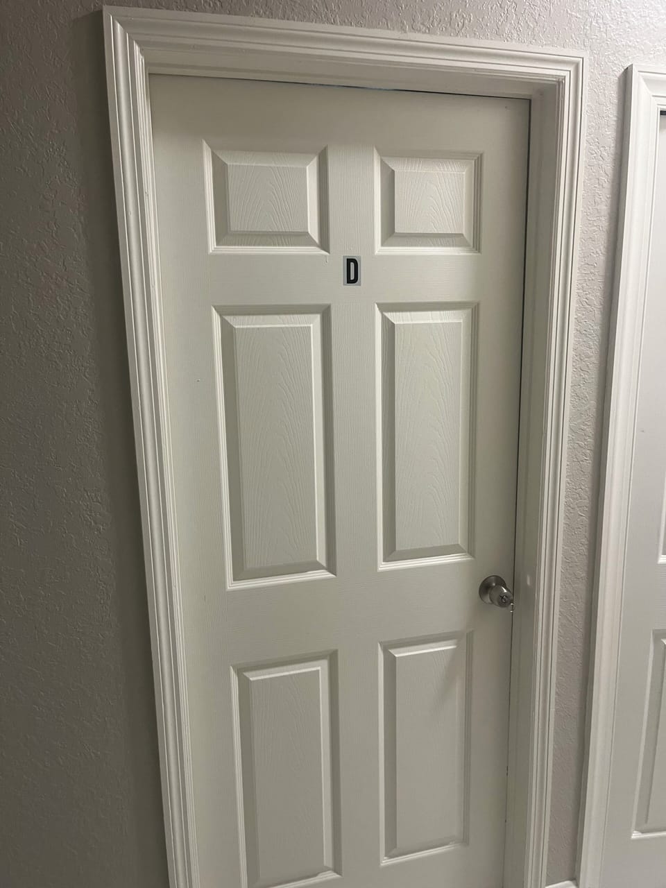 Room D entrance