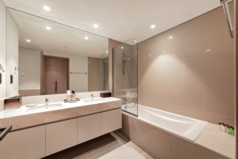 Burj View Stylish 3BR with Maids Room Apartment in Dubai