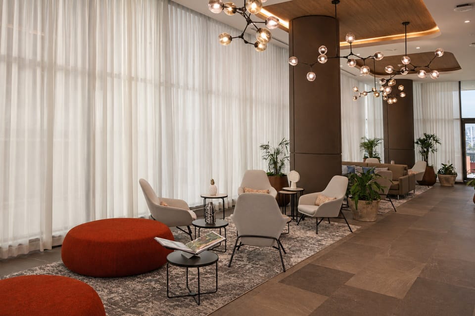 Lobby sitting area