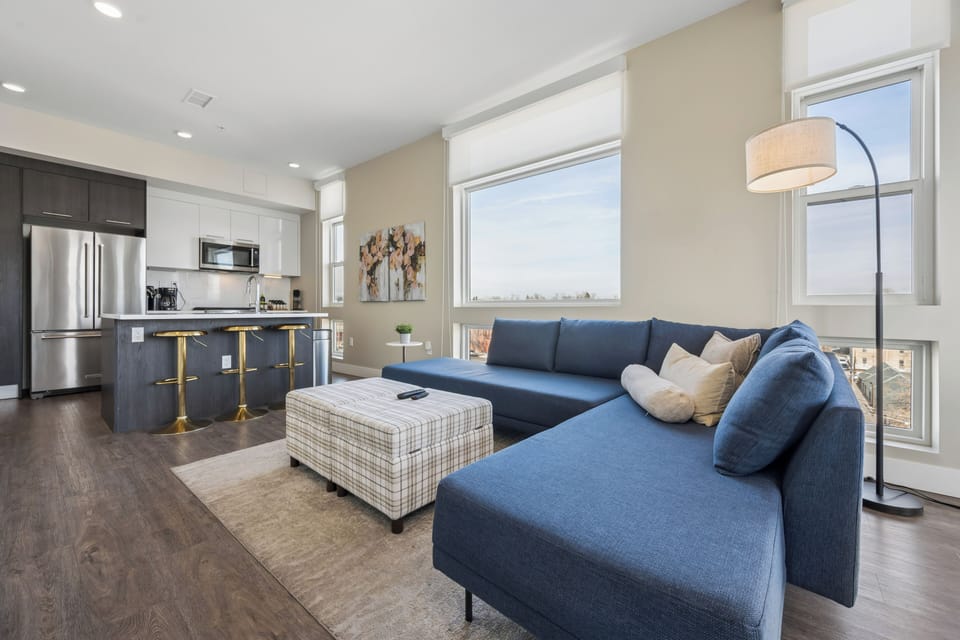 Living Area — Top Floor vacation rental in Denver.