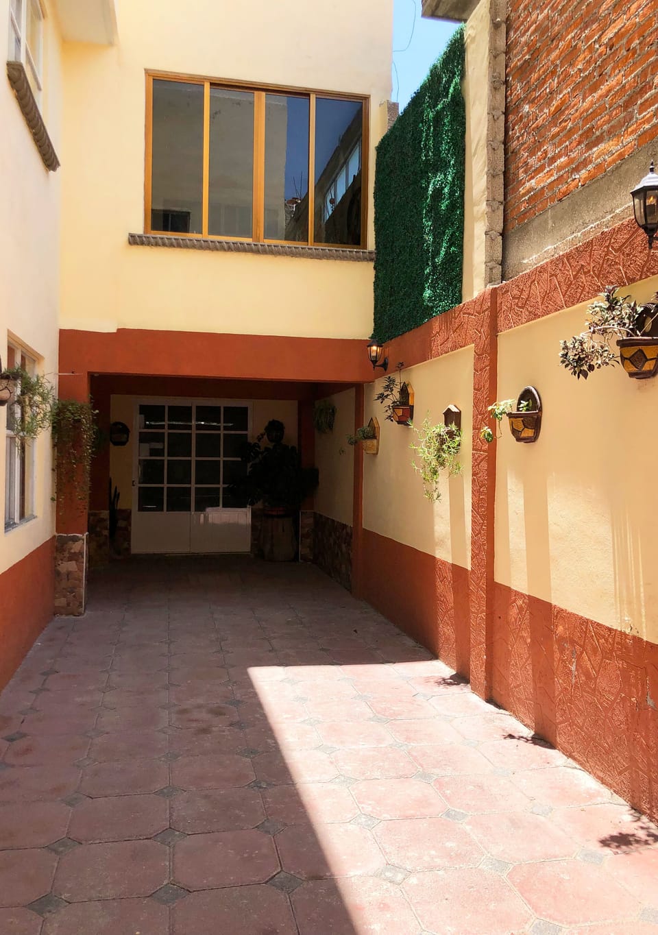 Interior entrance