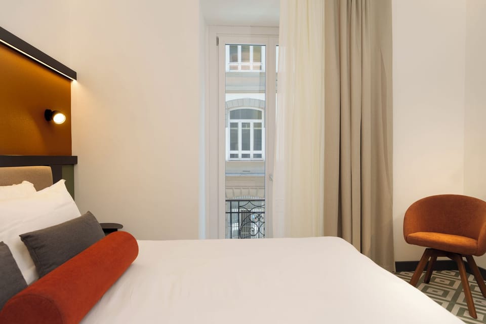 Luxury Double or Twin Room, Balcony, City View | In-room safe, desk, laptop workspace, soundproofing