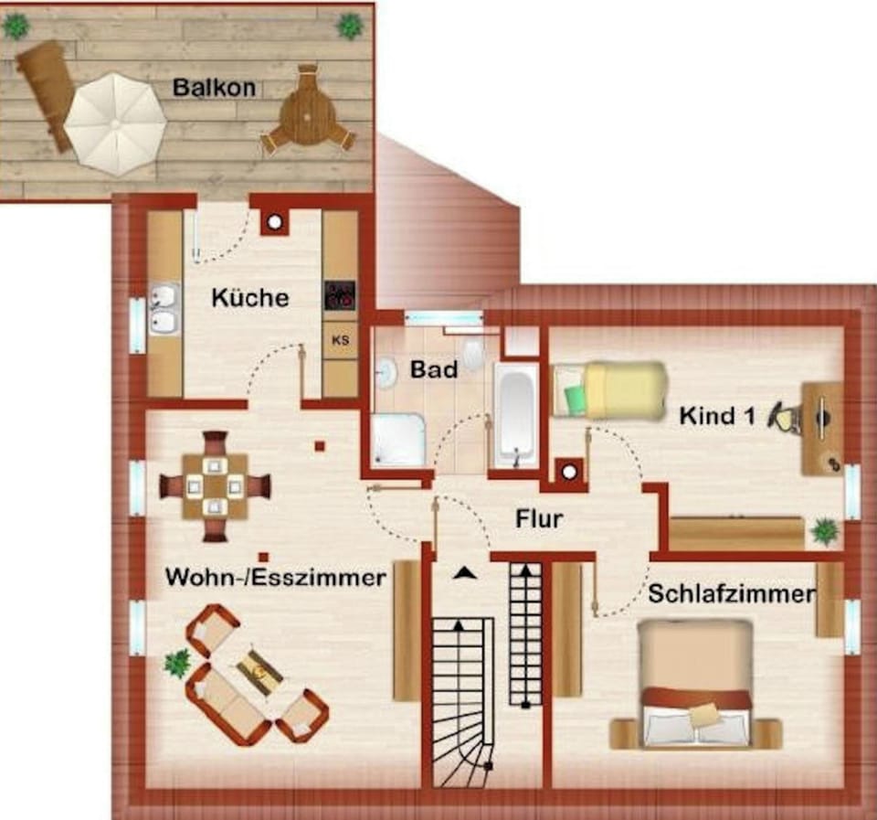 Grundriss Dachgeschoss