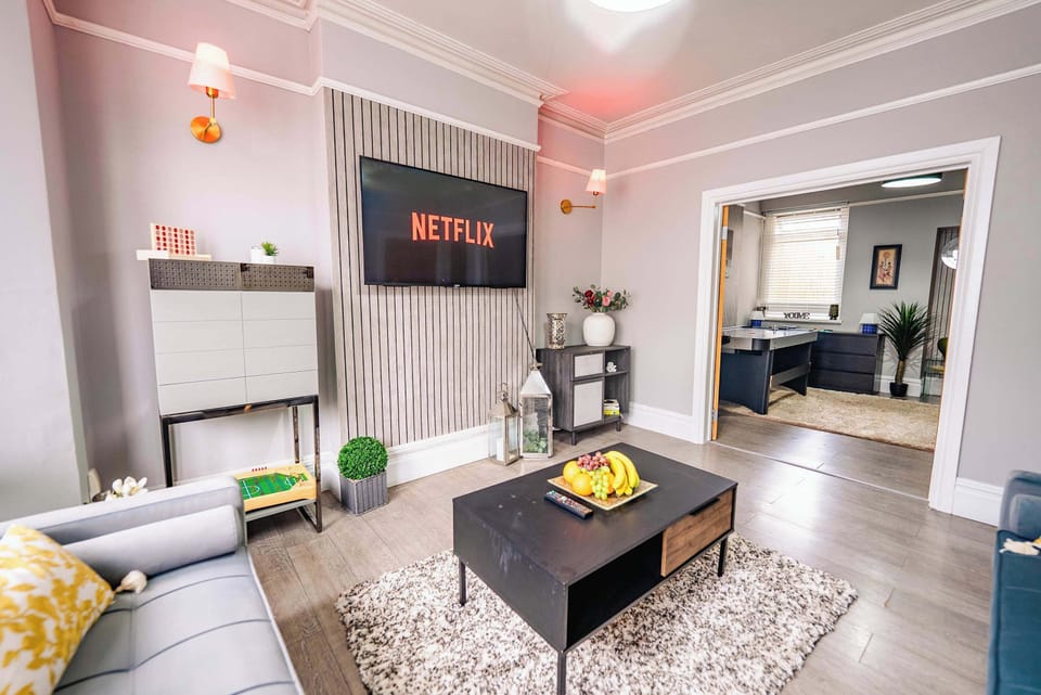 Living Room with Smart TV