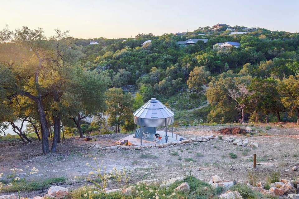 Enjoy the sunset and views of the rolling hills