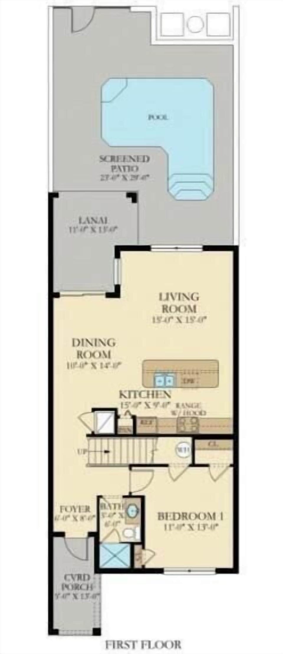 Townhome, 4 Bedrooms | Floor plan