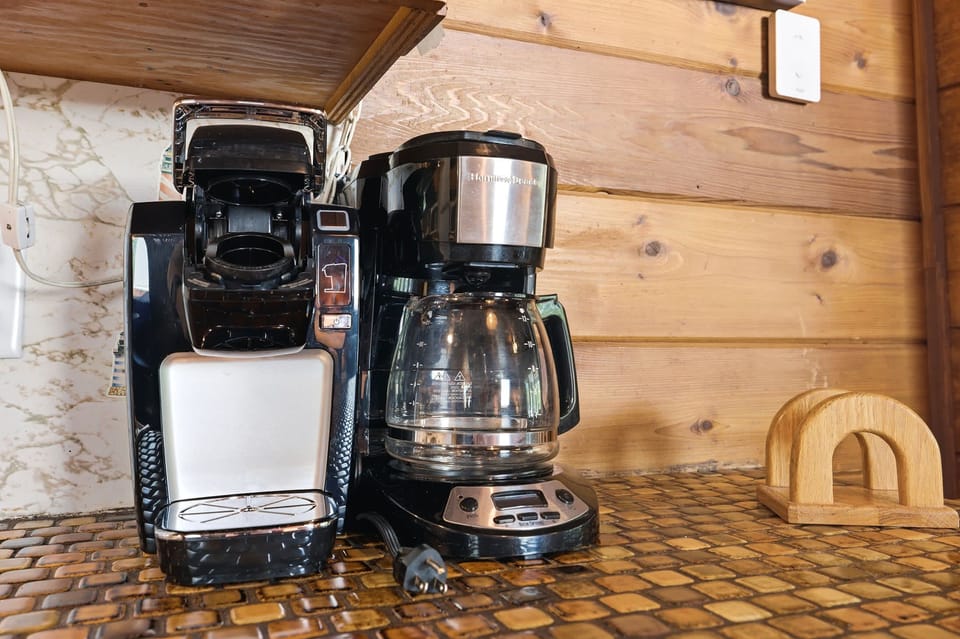 Brew coffee, fresh lake air, and a full day of resort fun ahead.