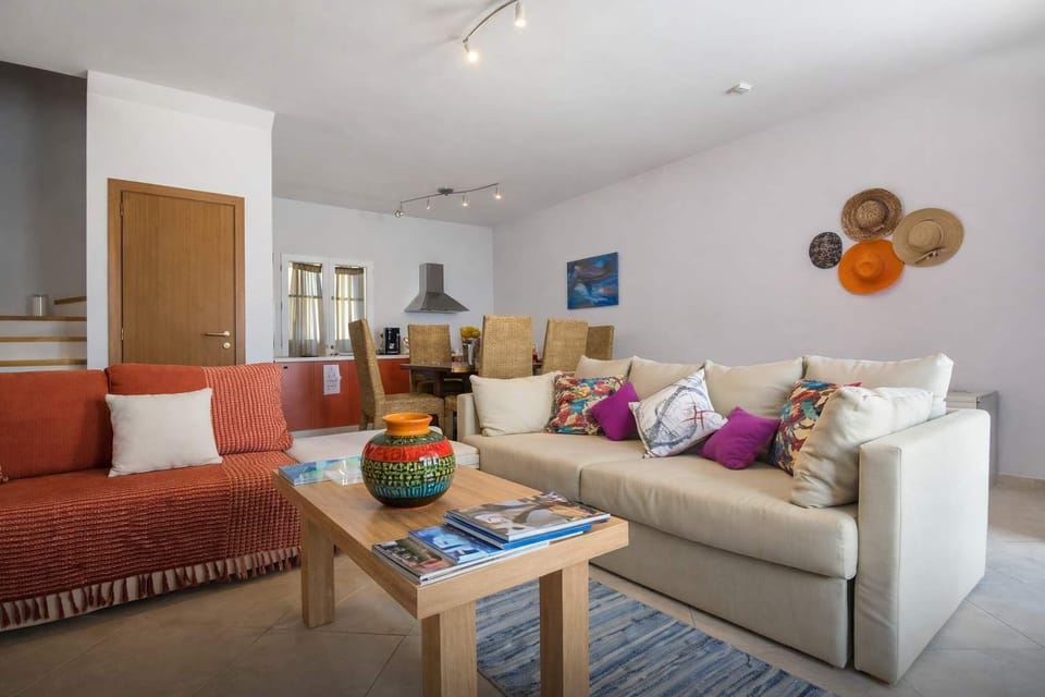 Bright living room with comfortable seating