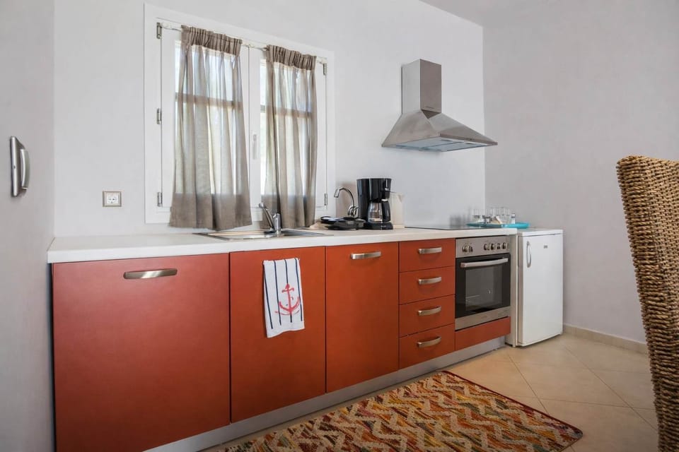 Fully equipped kitchen with modern appliances