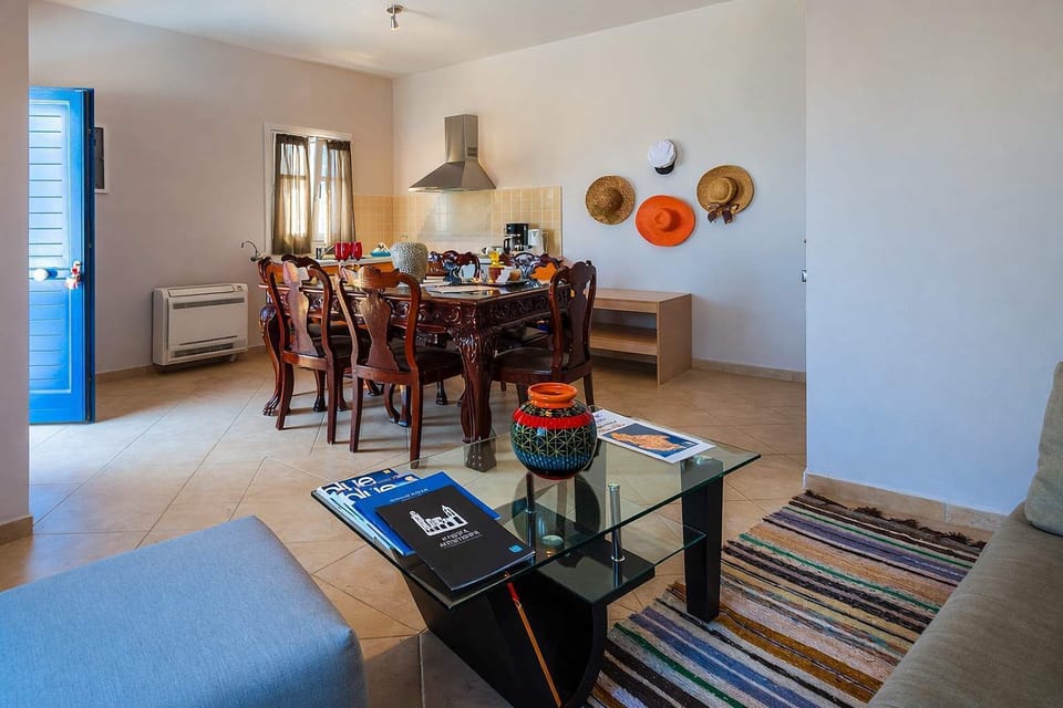 Spacious open-plan living room