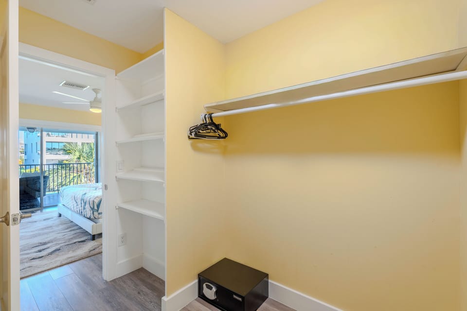 Primary Bedroom Walk in closet.