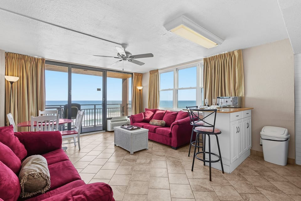 Condo, Multiple Beds, Balcony (Hawaiian Inn 502) | Living area