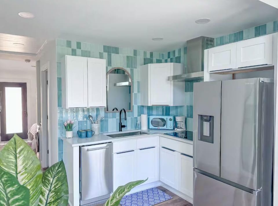 Cook delicious meals in your Fully-Stocked, Remodeled Kitchen with high end appliances
