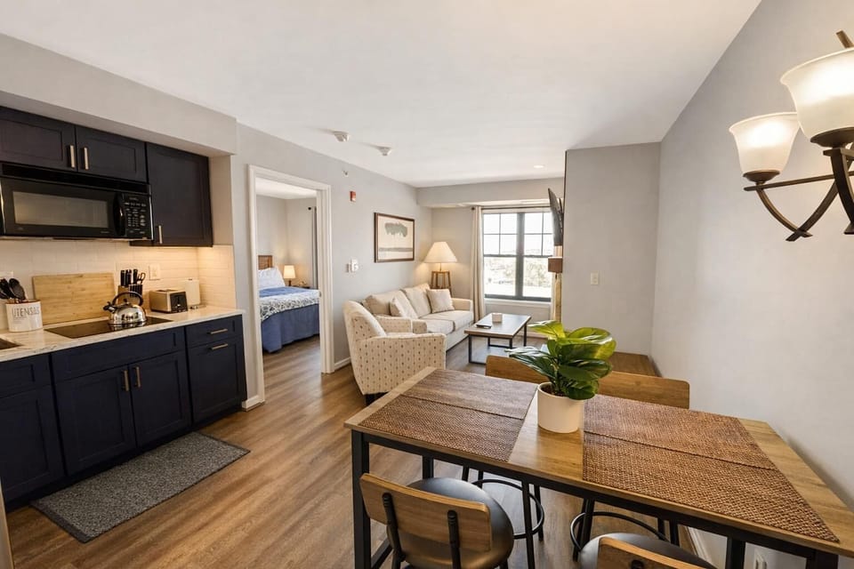 Cozy open-concept kitchen and dining area for memorable meals