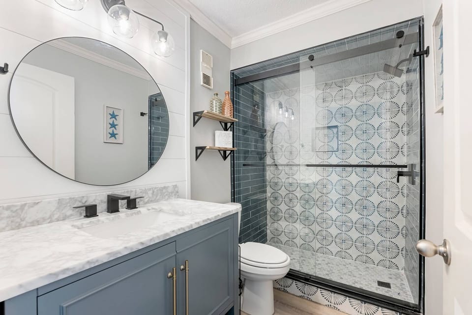Master Bathroom with Walk in Shower