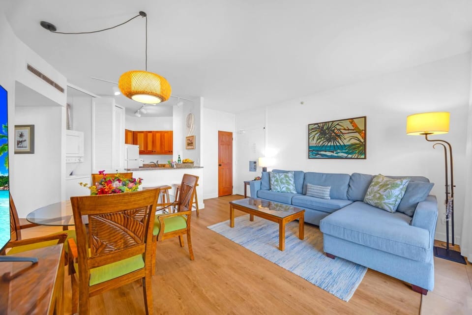 The open floor plan makes it the perfect place to gather after a day of adventures on Maui