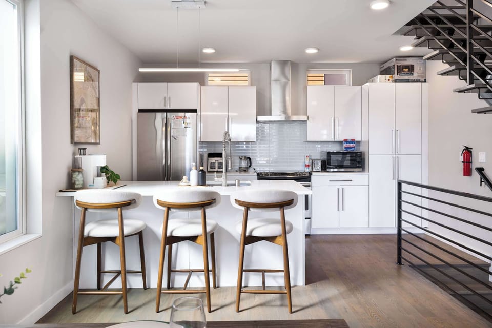 Here is our modern kitchen