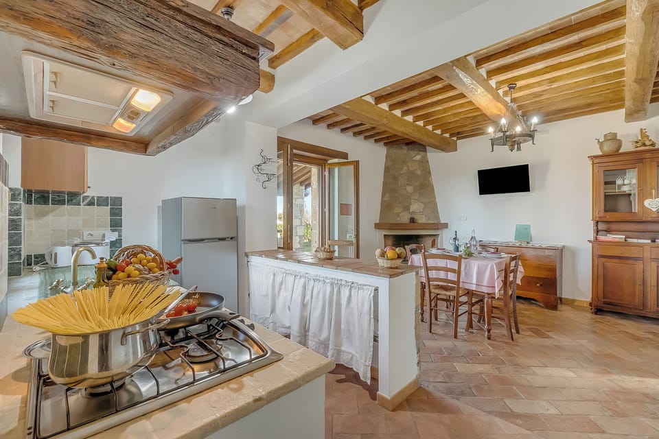 Kitchen and dining area