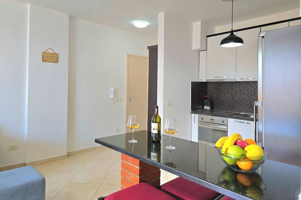 Kitchen and dining area