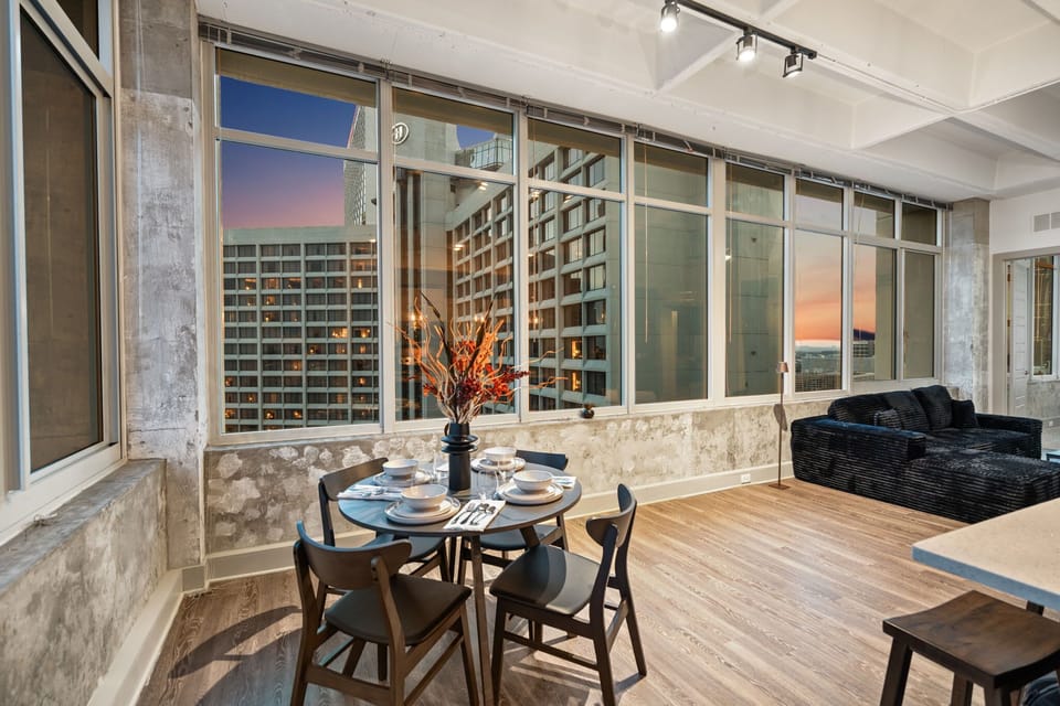 A cozy space to gather, laugh, and create memories together. Whether takeout or home cooking, it is designed for easy, comfortable dining.