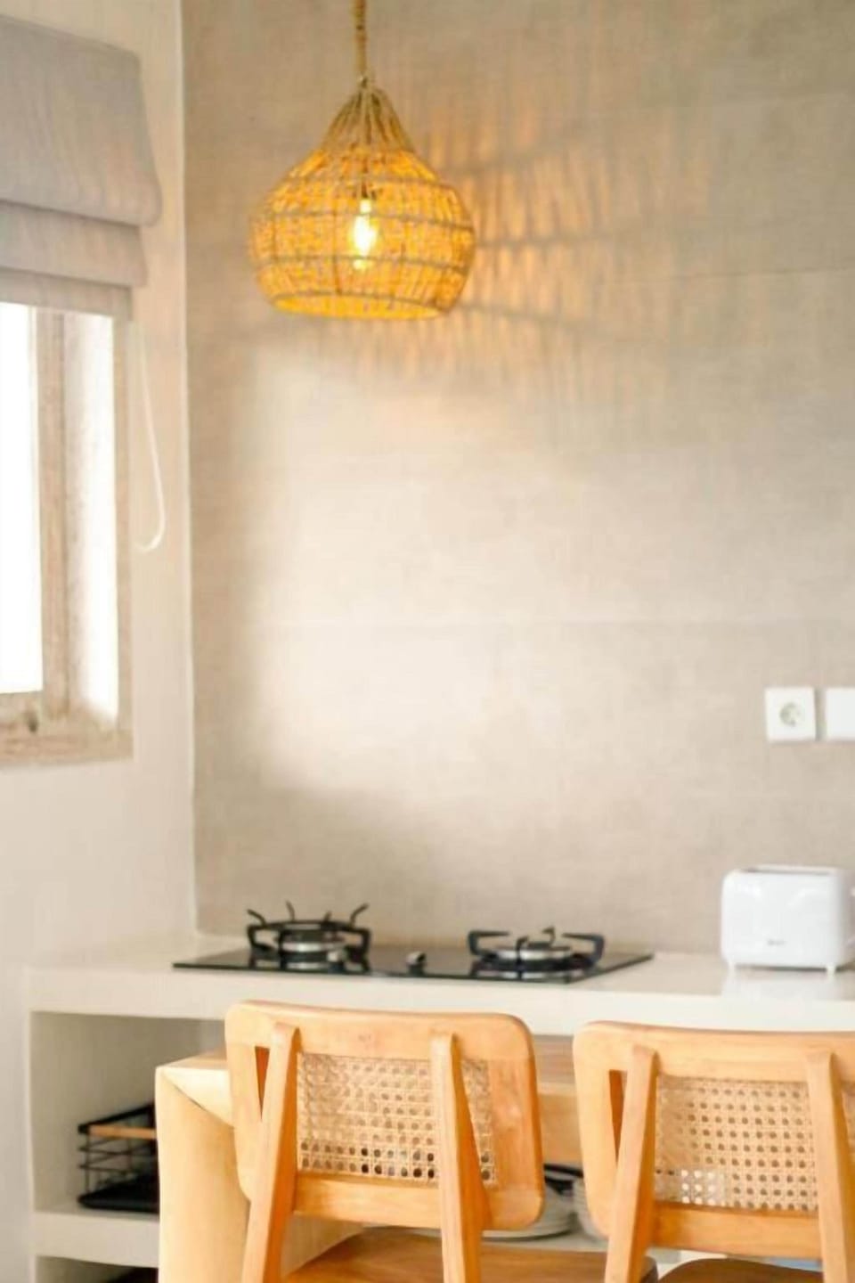 Comfort Villa, Patio, Pool View | Private kitchen | Fridge, microwave, stovetop, cookware/dishes/utensils