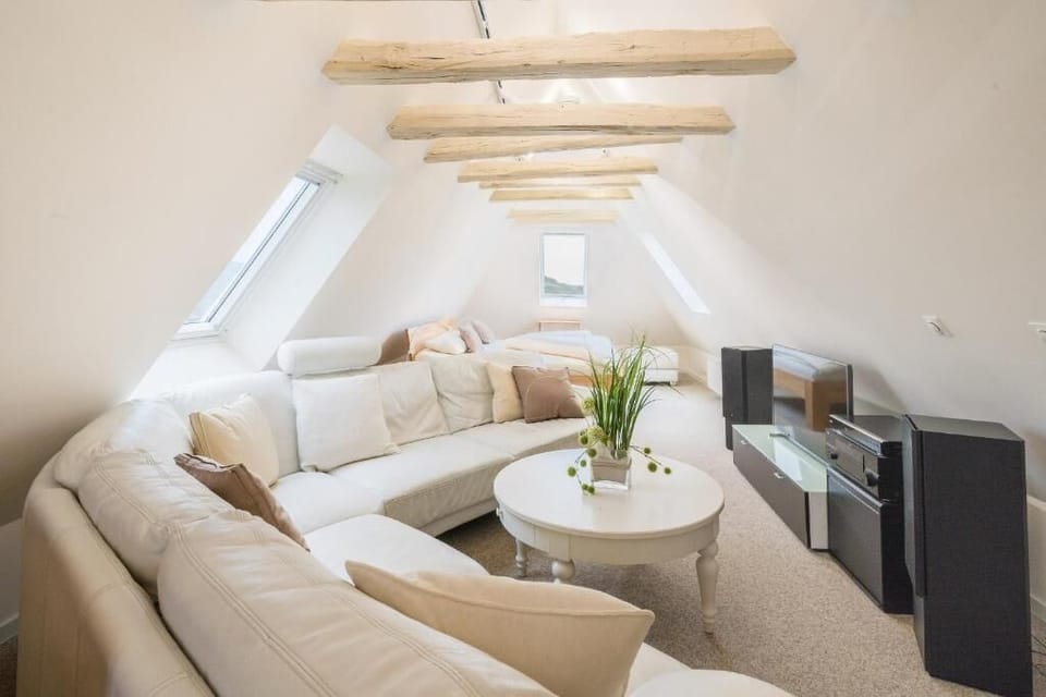 Comfort Triple Room, Non Smoking, River View | Living area | 40-inch Smart TV with premium channels