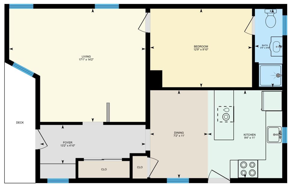 Unit 1 Floor Plan