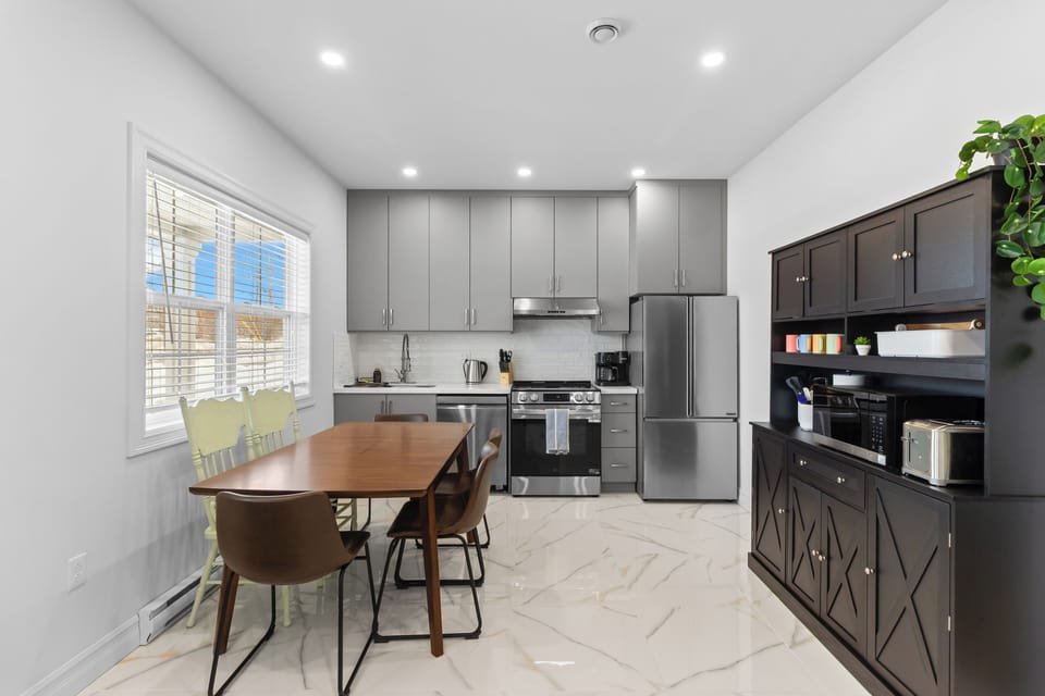 Open kitchen and dining layout perfect for cooking and gathering