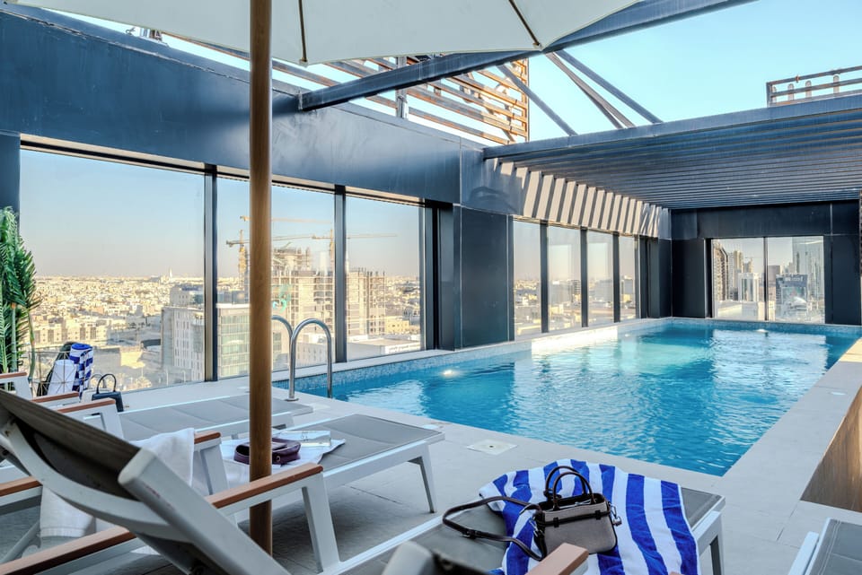 Rooftop pool