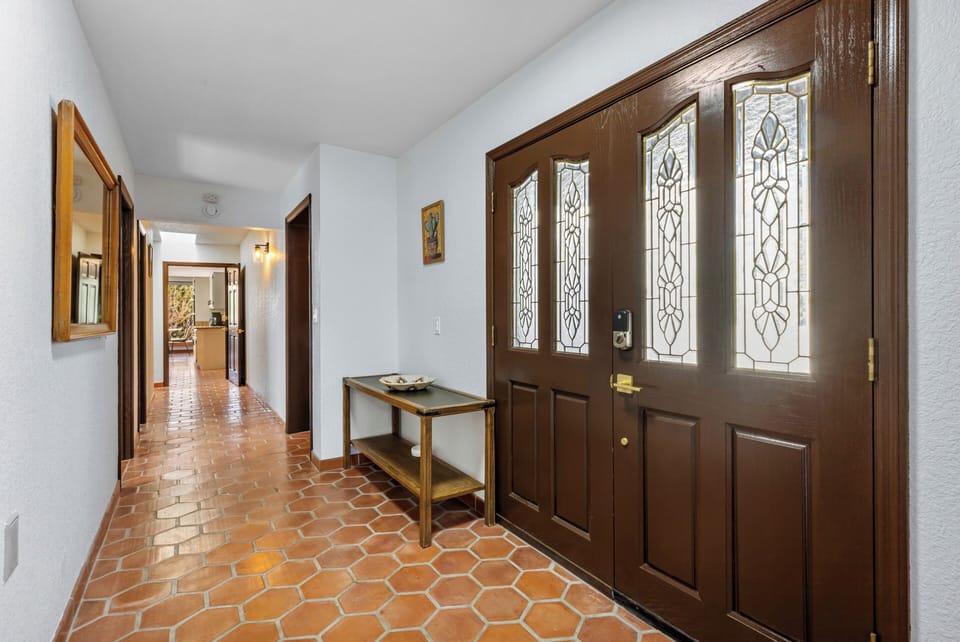 Welcoming entry.