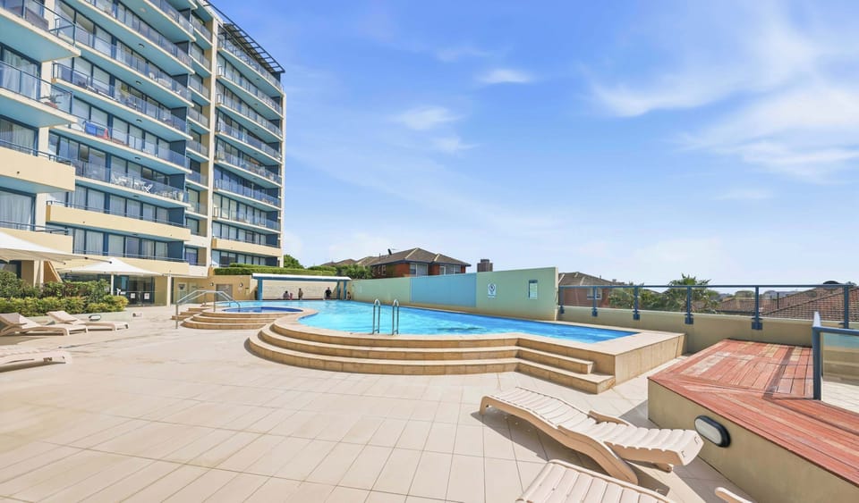 Rooftop pool and sun deck
