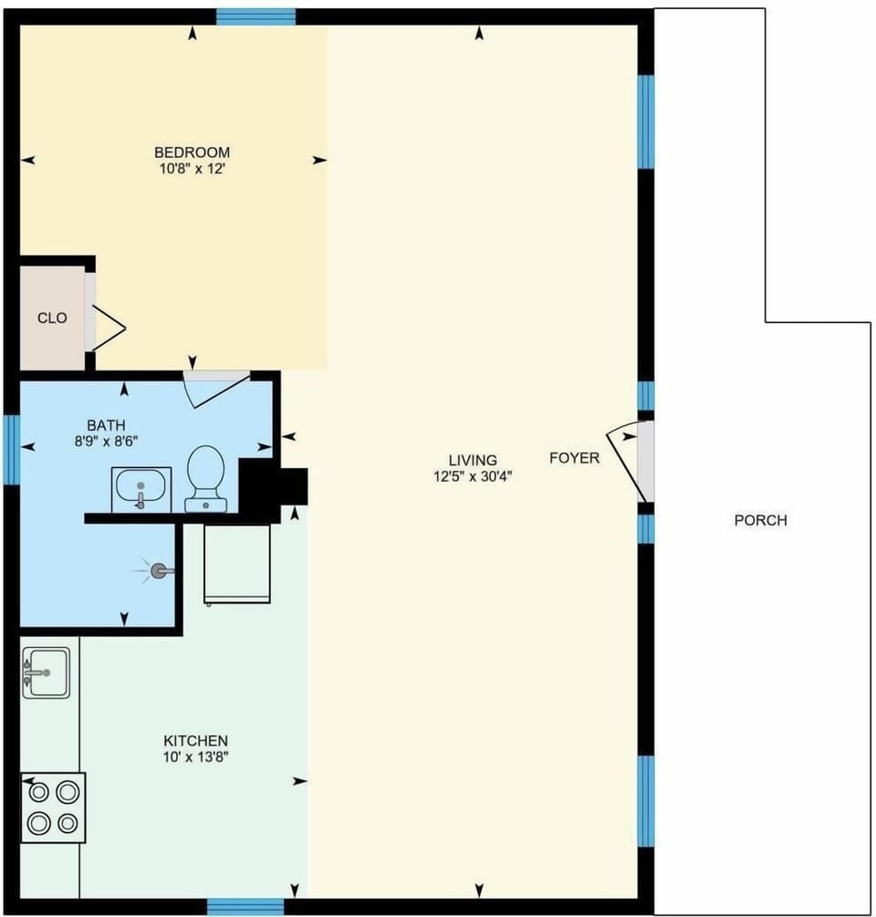 Apartment, 1 Bedroom | Floor plan