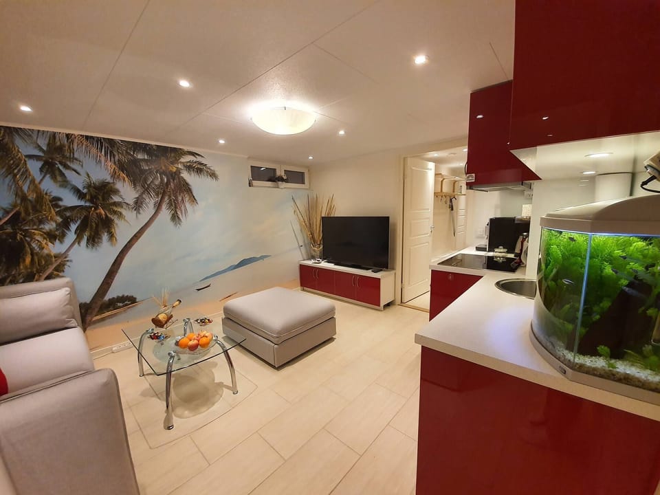 Apartment, 2 Bedrooms, Balcony, Garden View | Living room