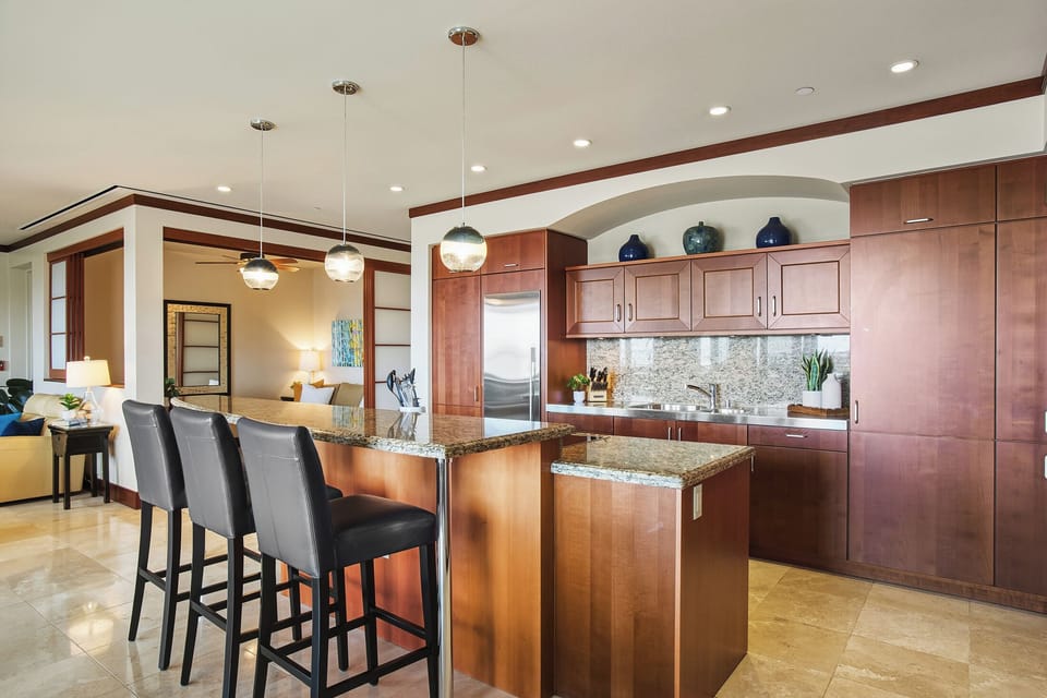 Open kitchen perfect for entertaining and connection