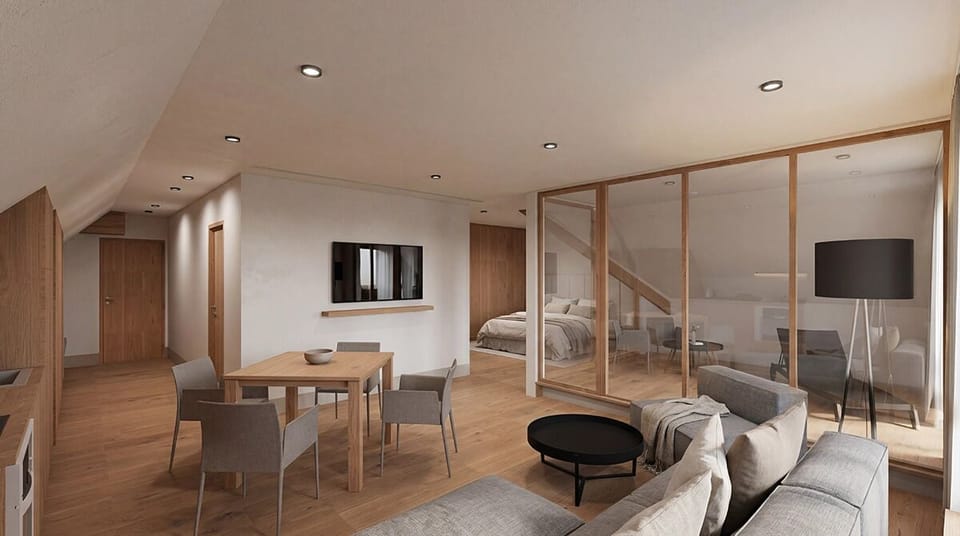 Deluxe Studio Suite | Minibar, in-room safe, desk, laptop workspace