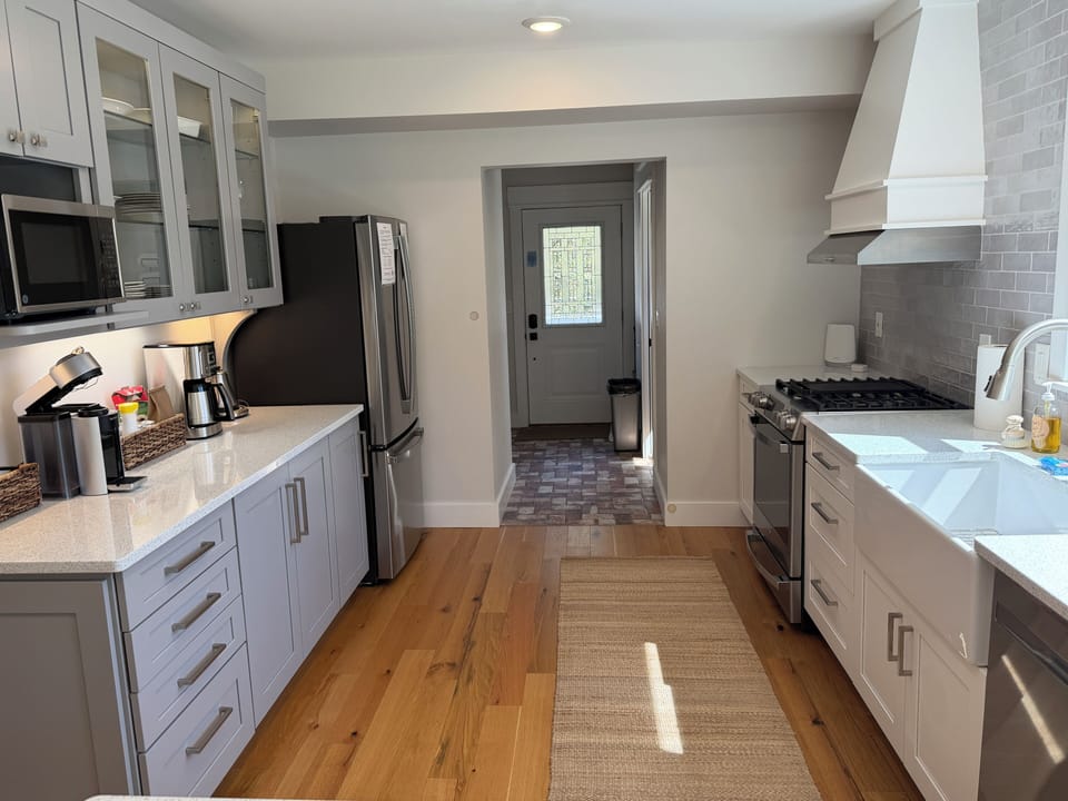 Kitchen - The far door is the back entry.