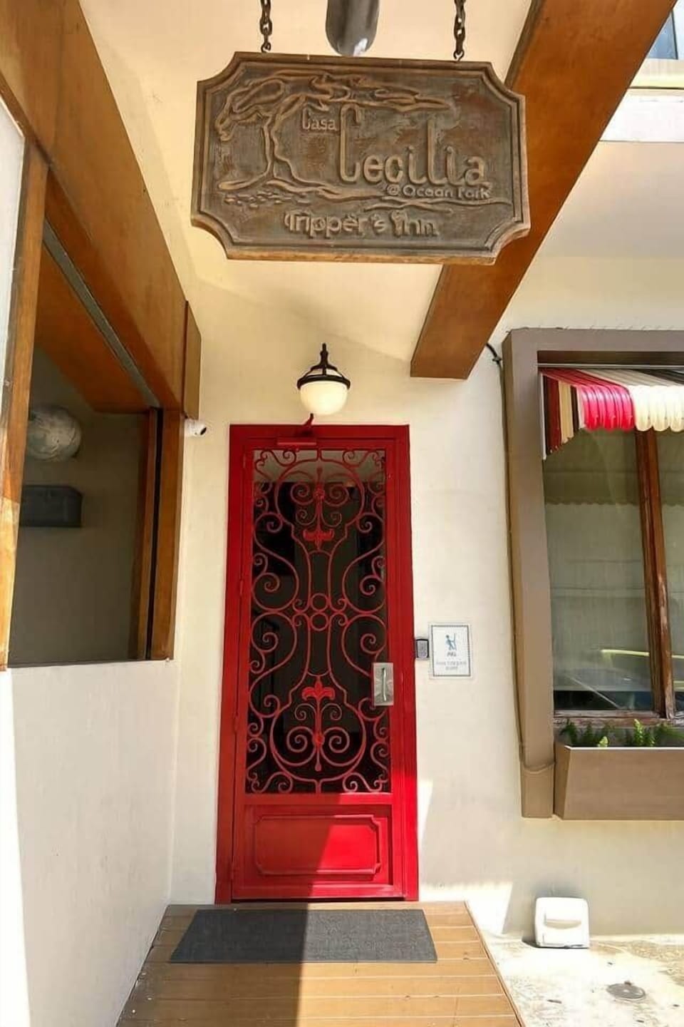 Entrance of the building