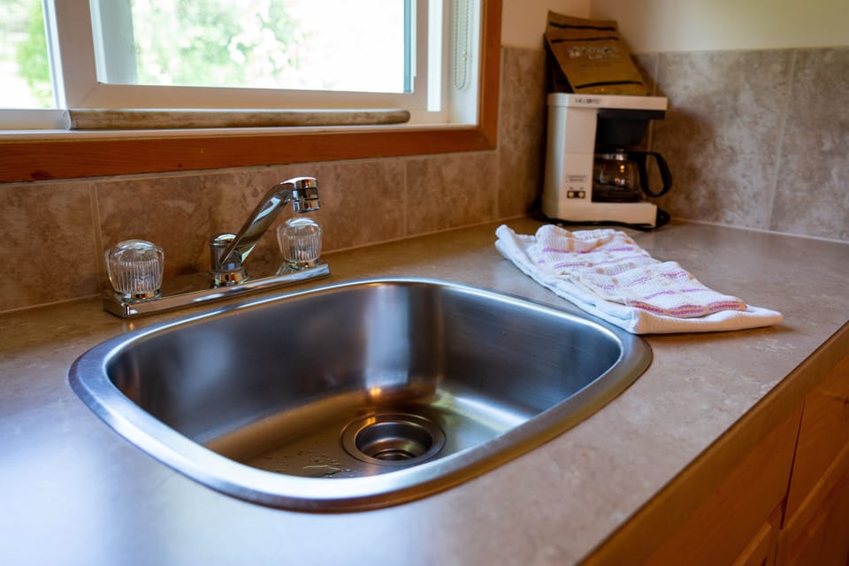 Prepare a meal in the equipped kitchen.