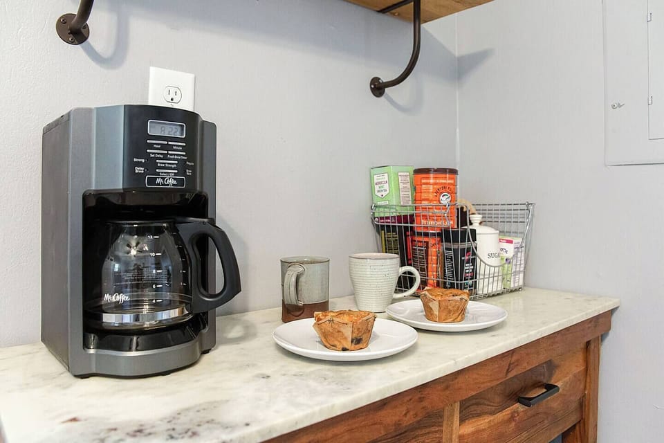 You'll love our new coffee maker and Jittery Joes coffee