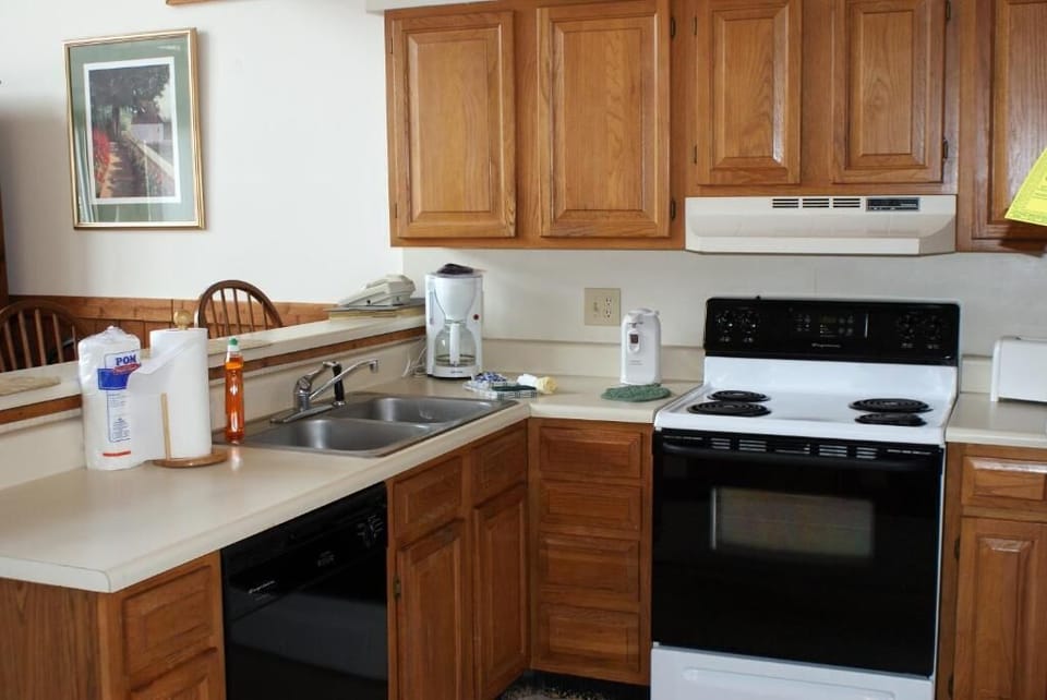 Whip up a tasty meal in the convenient kitchen