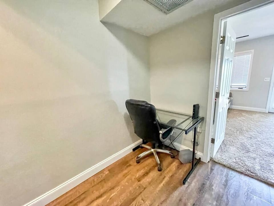 Desk area downstairs
