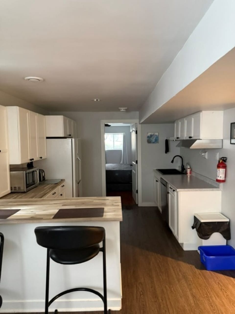 Downstairs Kitchenette. Located beside Bedroom 2.