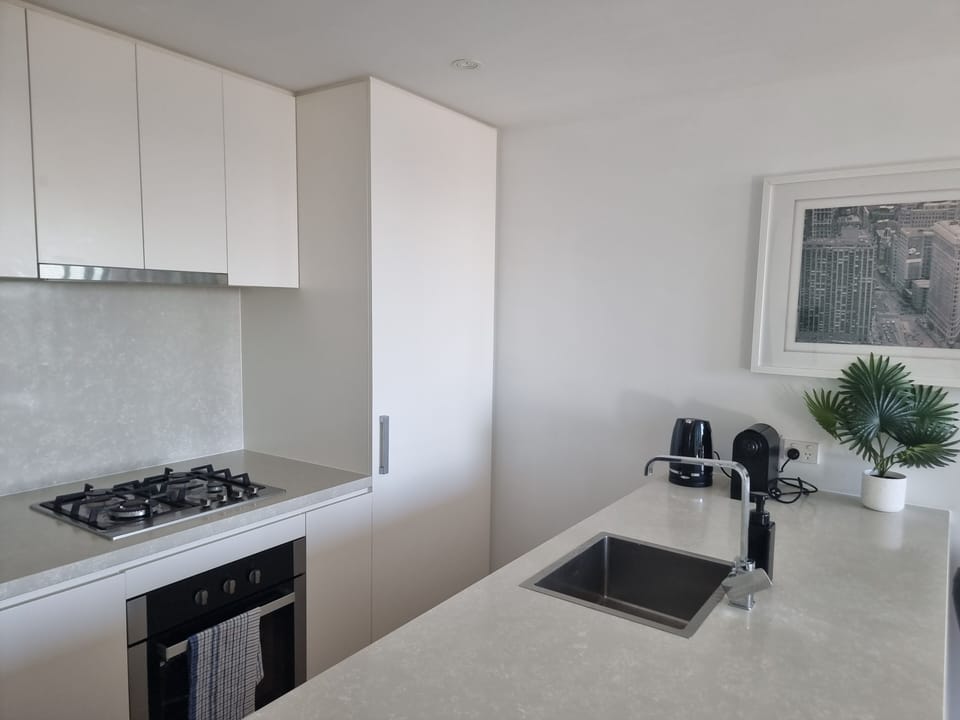 Apartment, 2 Bedrooms, Balcony, City View | Private kitchen