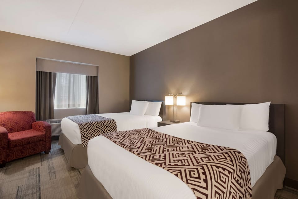 Standard Room, 2 Double Beds, Non Smoking | Premium bedding, pillowtop beds, in-room safe, blackout drapes